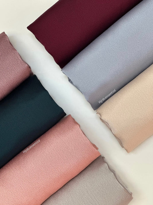 Premium Bubble Satin Hijabs
