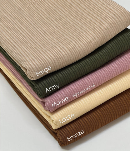 Stripped Jersey Hijabs