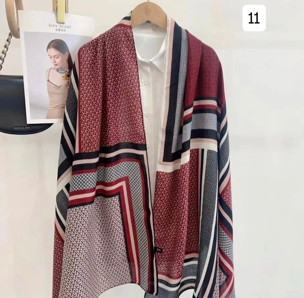 Printed Viscose Cotton Hijabs