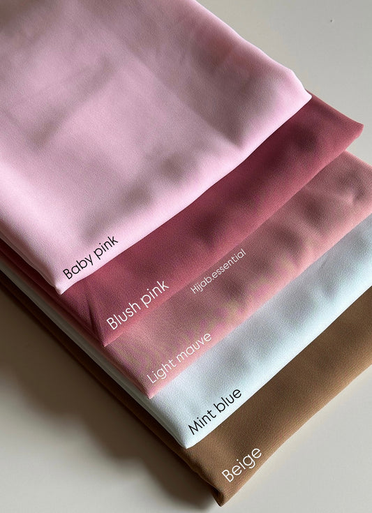 Premium Plain Chiffon Hijabs