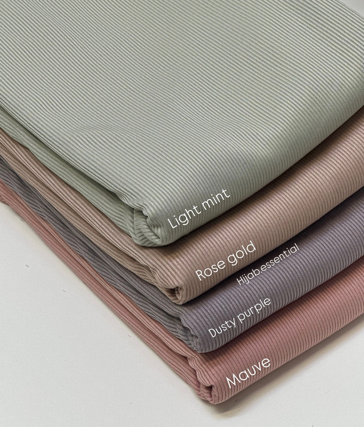 Ribbed Jersey Hijabs