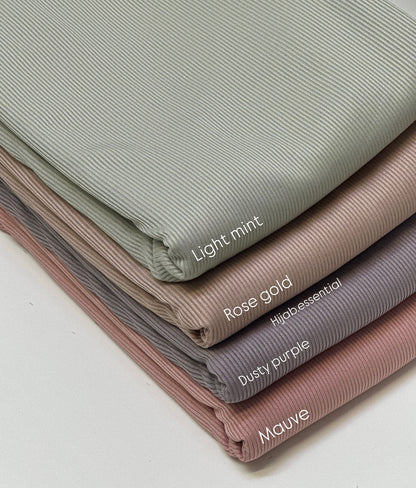 Ribbed Jersey Hijabs