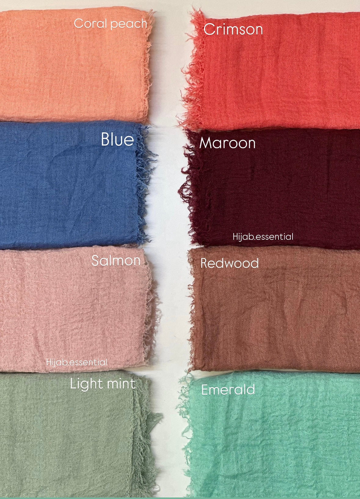 Crinkled Cotton Hijabs