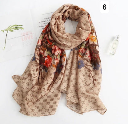 Printed Viscose Cotton Hijabs