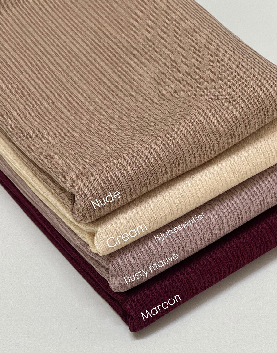 Stripped Jersey Hijabs