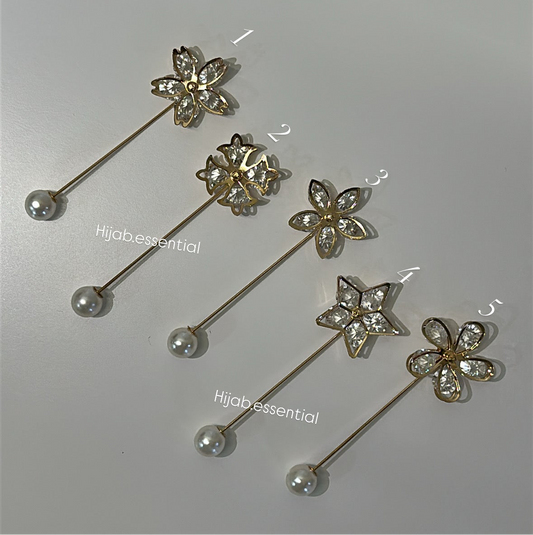 Flower Brooch Pins