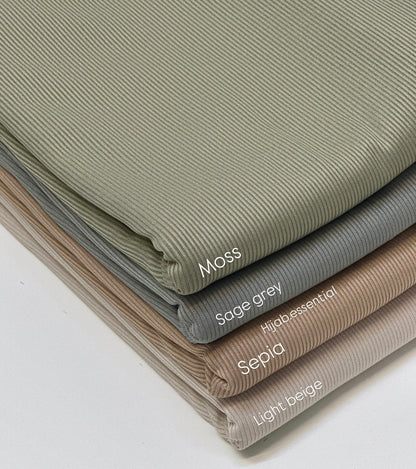 Ribbed Jersey Hijabs