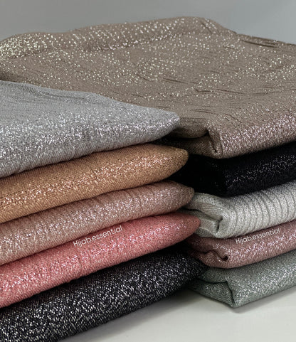 Crushed Cotton Shimmer Hijabs