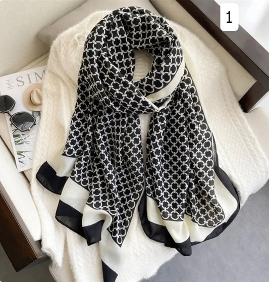 Printed Viscose Cotton Hijabs