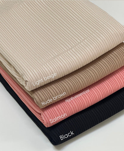 Stripped Jersey Hijabs