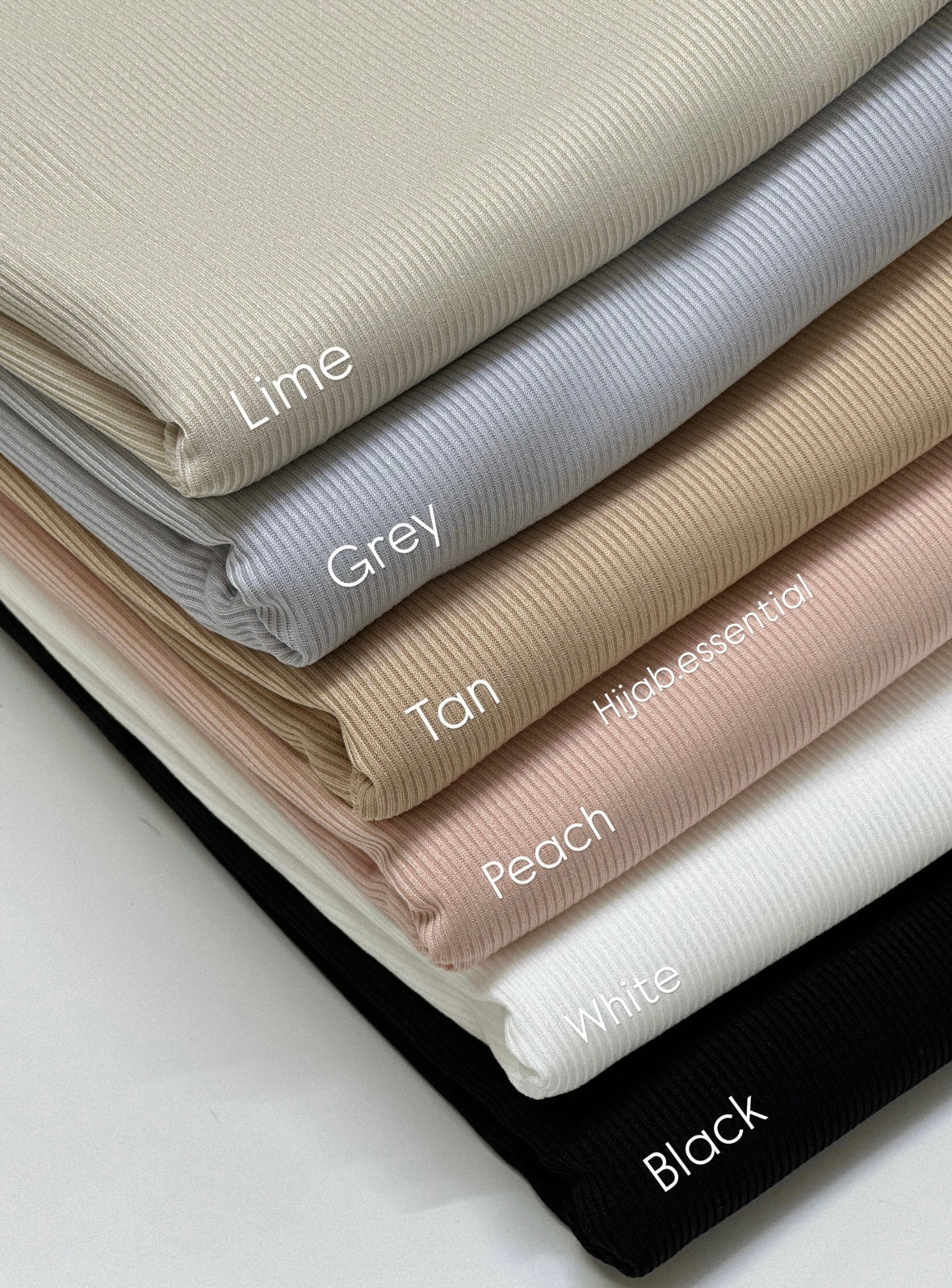 Ribbed Jersey Hijabs