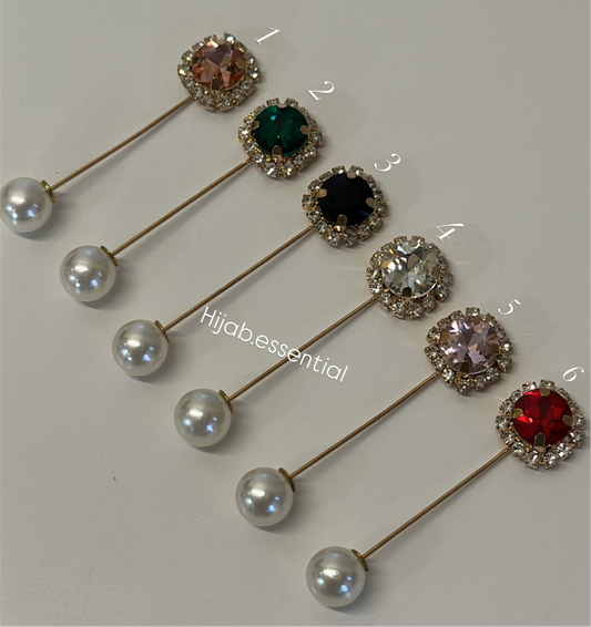 Diamond Rhinestone Brooches (Round)