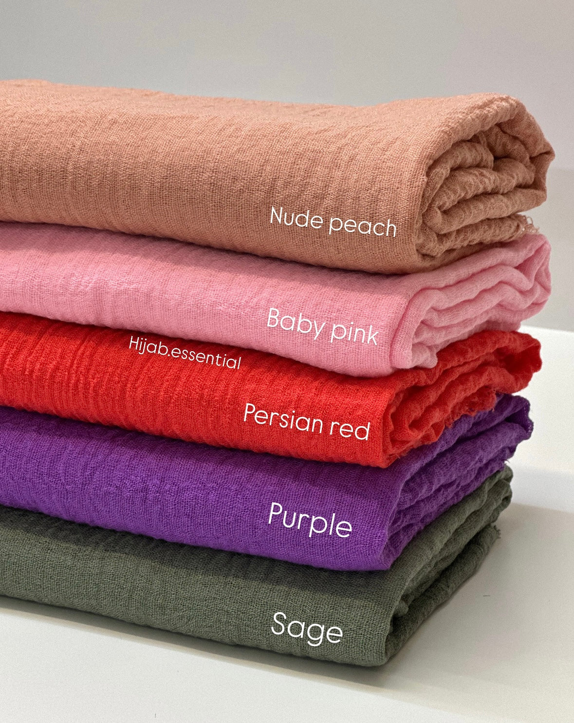 Crinkled Cotton Hijabs
