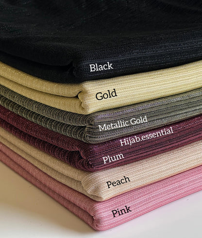 Metallic Shimmer Hijabs