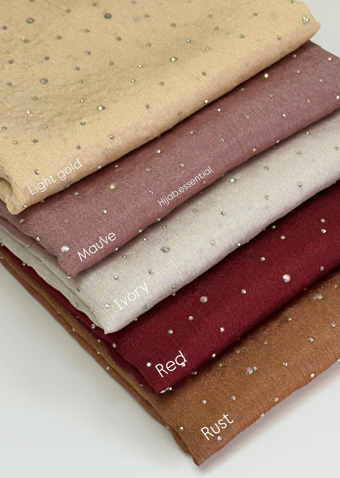 Tissue Muna Satin With Rhinestone