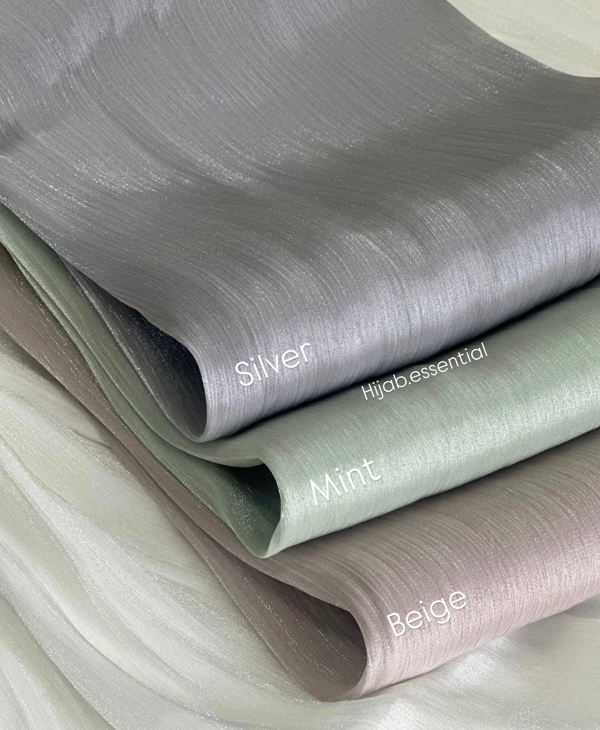 Shimmer Organza Hijabs