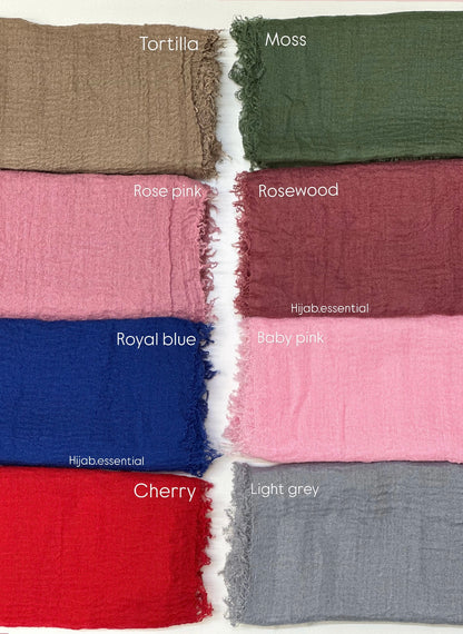 Crinkled Cotton Hijabs