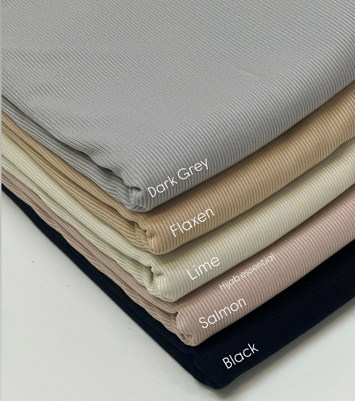 Ribbed Jersey Hijabs