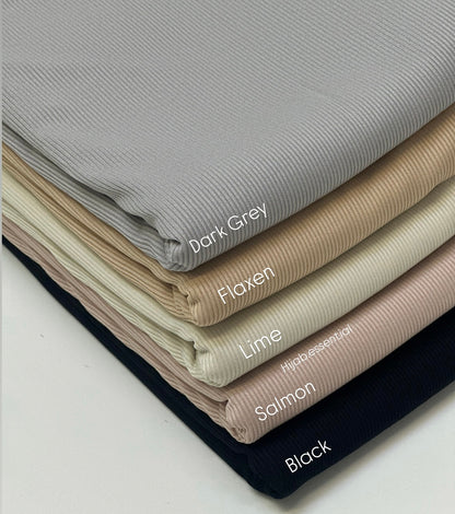 Ribbed Jersey Hijabs