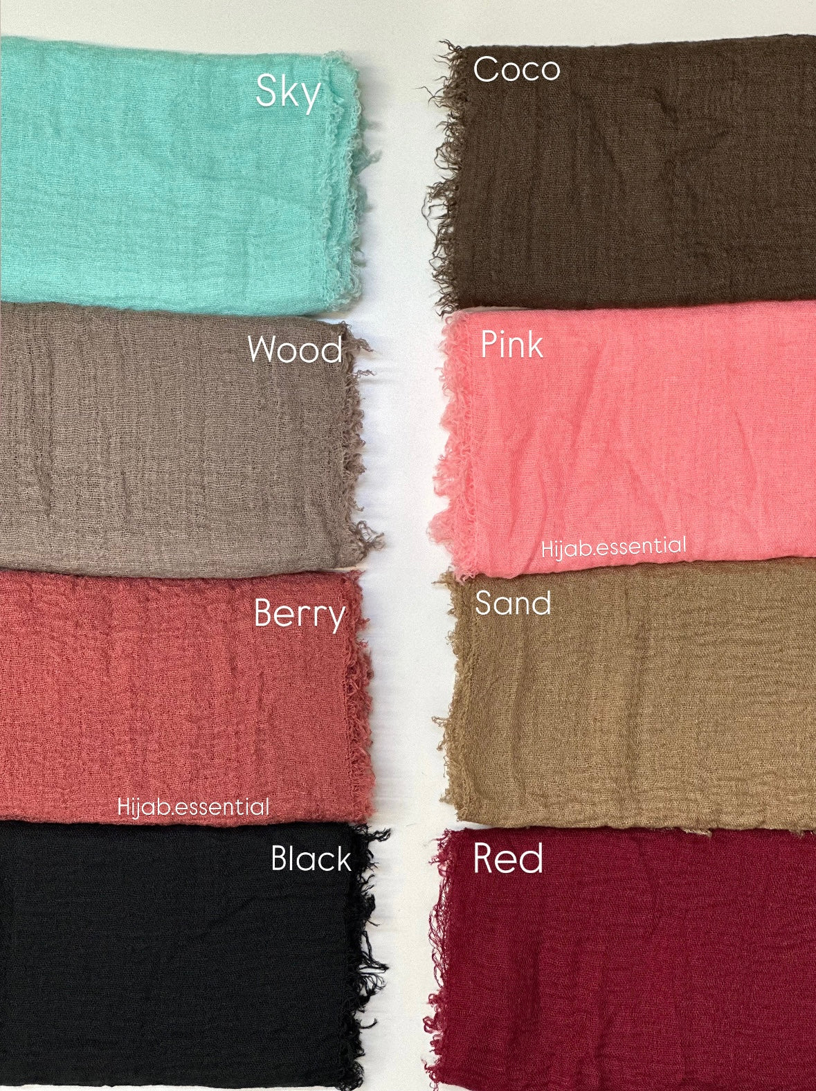 Crinkled Cotton Hijabs