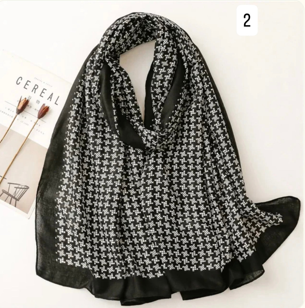 Printed Viscose Cotton Hijabs