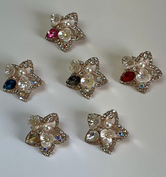 Diamond Brooch Pins (Star Shape)